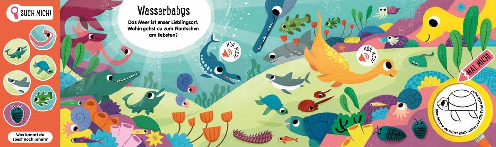 Weitere Ansicht: Such mich! Hör mich! Mal mich! Dino-Babys | Louise Martin, Schwager & Steinlein Verlag