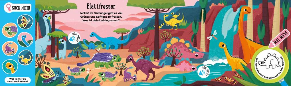 Weitere Ansicht: Such mich! Hör mich! Mal mich! Dino-Babys | Louise Martin, Schwager & Steinlein Verlag