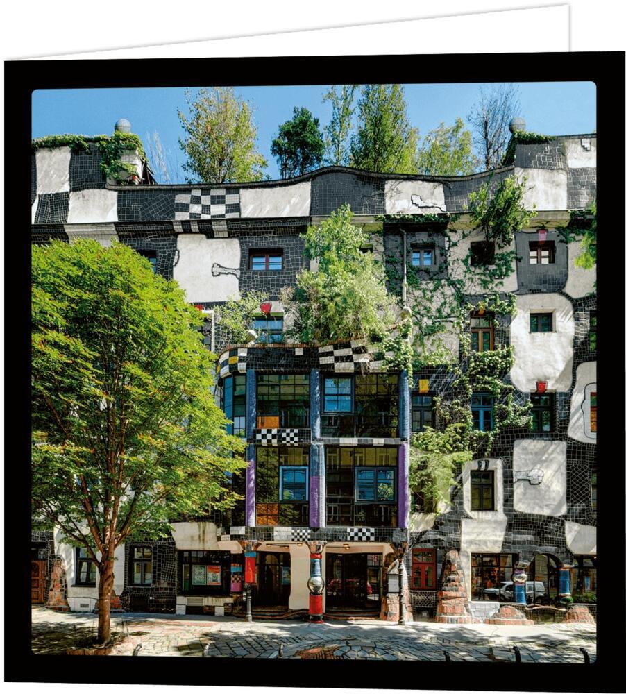 Weitere Ansicht: Hundertwasser Puzzle mit Grußkarte | Glarus/CH Namida AG