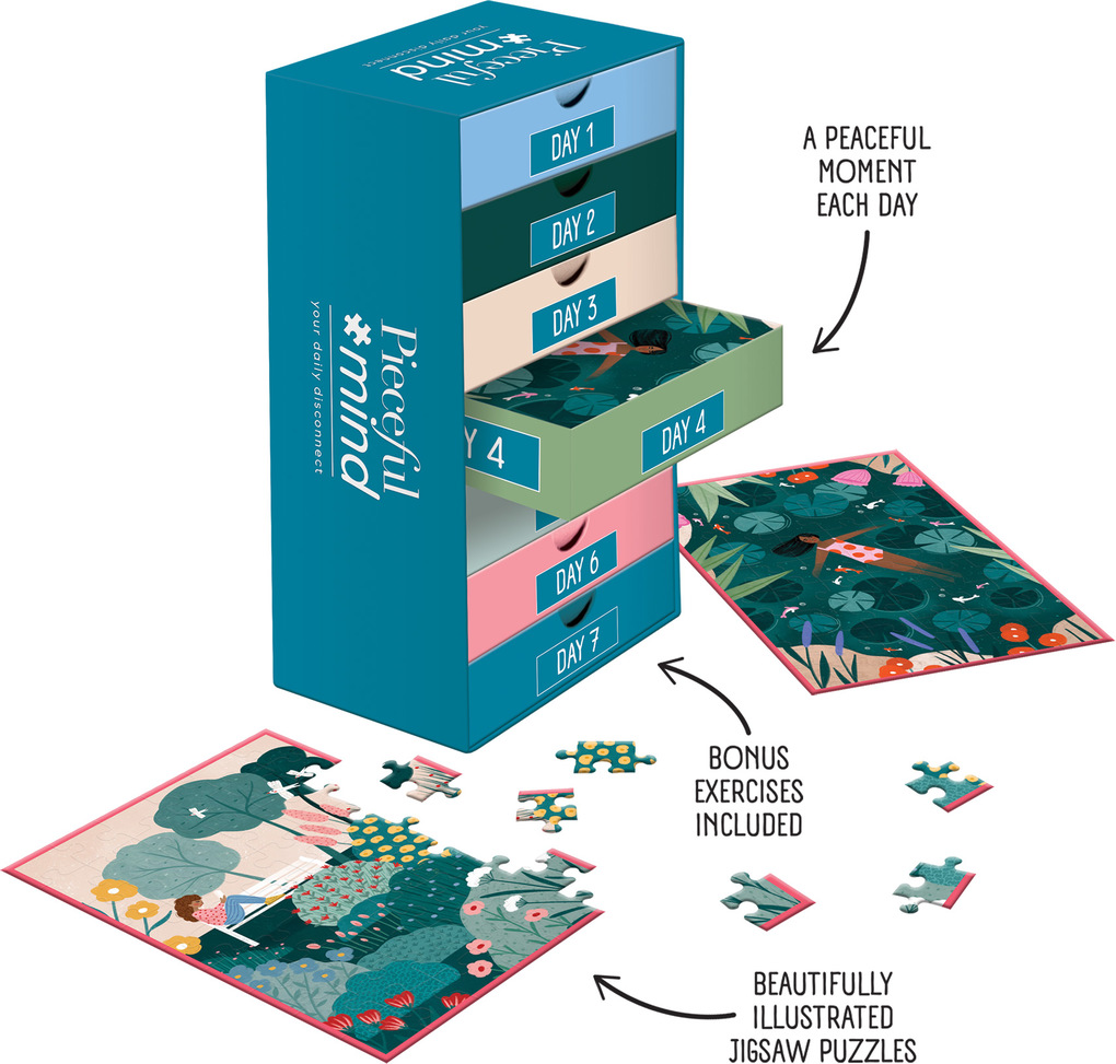 Weitere Ansicht: Pieceful mind - A piece of nature - Puzzle 54 Teile