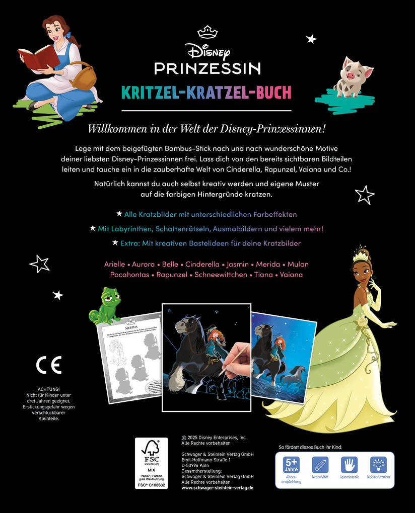 Weitere Ansicht: Disney Prinzessin Kritzel-Kratzel-Buch
