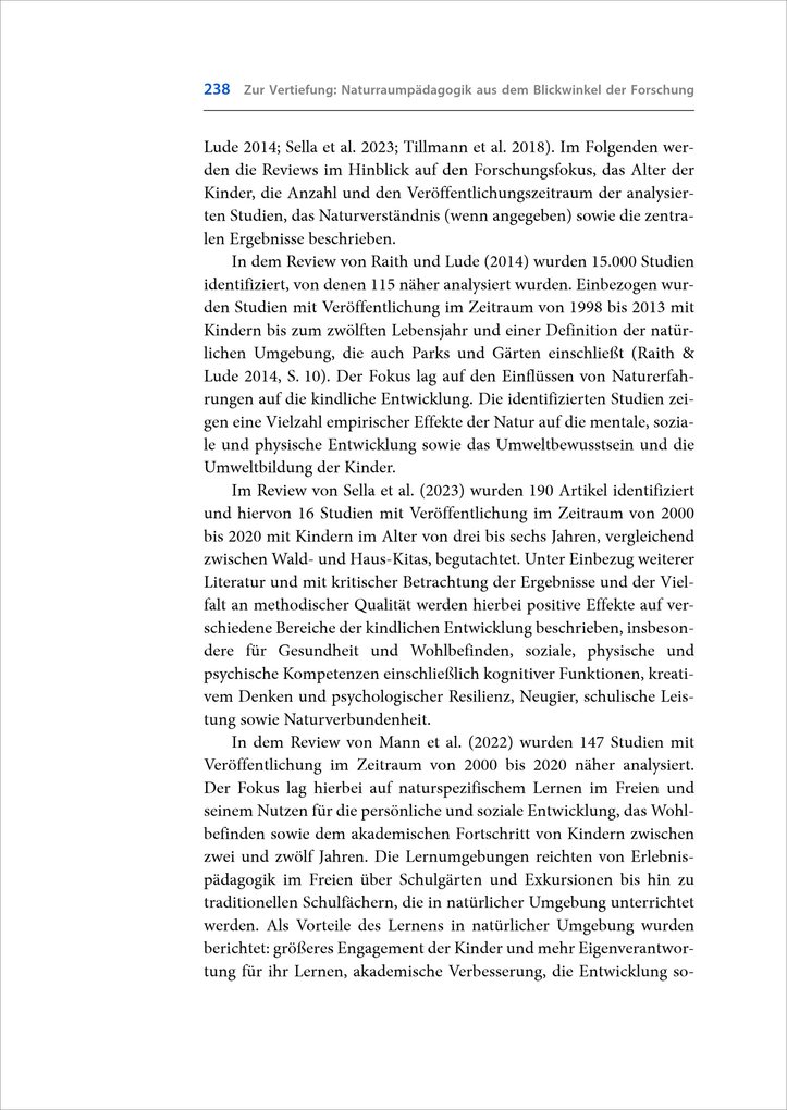 Weitere Ansicht: Handbuch Naturraumpädagogik | Anke Wolfram