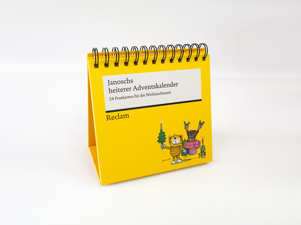 Weitere Ansicht: Janoschs heiterer Adventskalender. 24 Postkarten für die Weihnachtszeit (Advents-Postkartenaufsteller) | Janosch