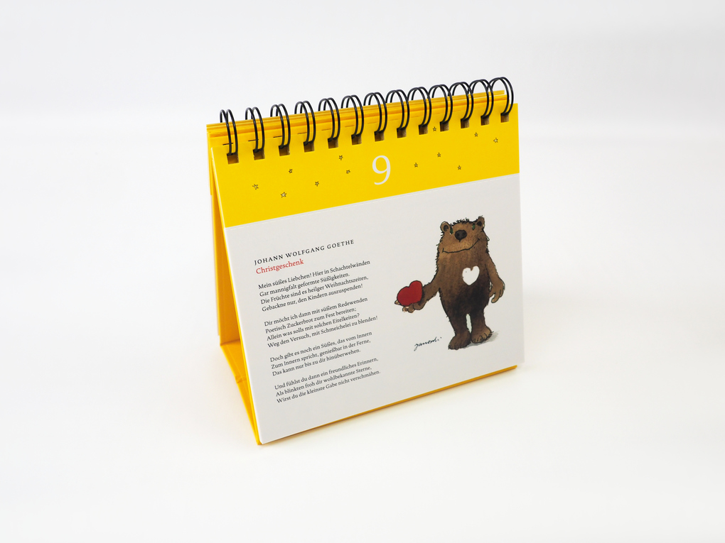 Weitere Ansicht: Janoschs heiterer Adventskalender. 24 Postkarten für die Weihnachtszeit (Advents-Postkartenaufsteller) | Janosch