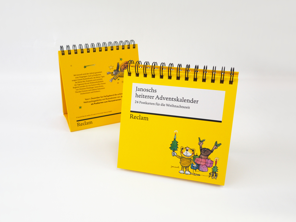 Weitere Ansicht: Janoschs heiterer Adventskalender. 24 Postkarten für die Weihnachtszeit (Advents-Postkartenaufsteller) | Janosch