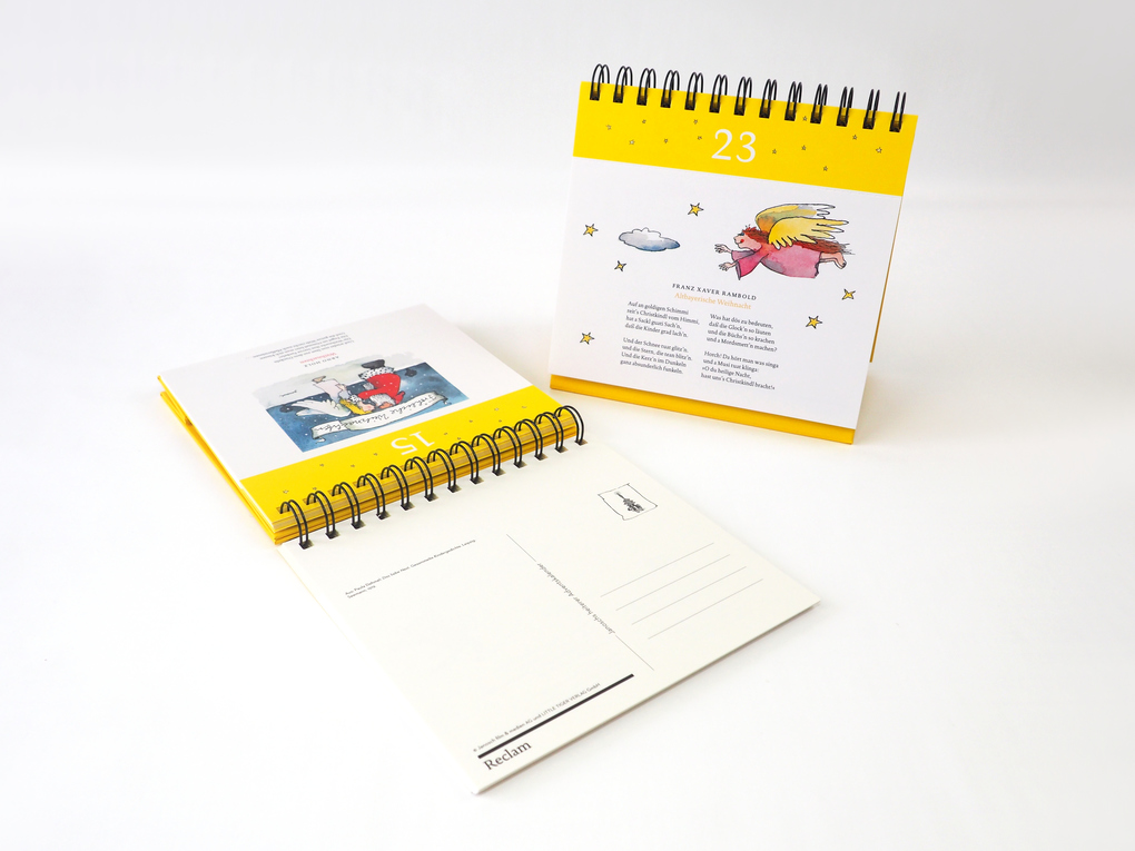 Weitere Ansicht: Janoschs heiterer Adventskalender. 24 Postkarten für die Weihnachtszeit (Advents-Postkartenaufsteller) | Janosch