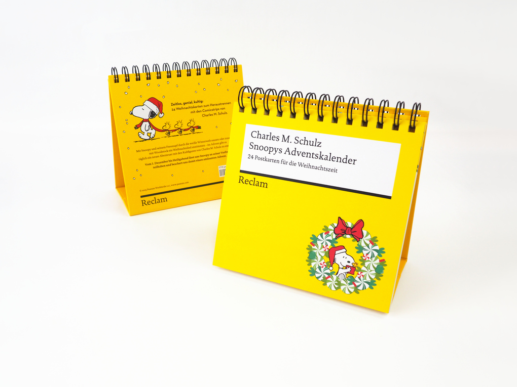 Weitere Ansicht: Snoopys Adventskalender. 24 Postkarten für die Weihnachtszeit (Advents-Postkartenaufsteller) | Charles M. Schulz
