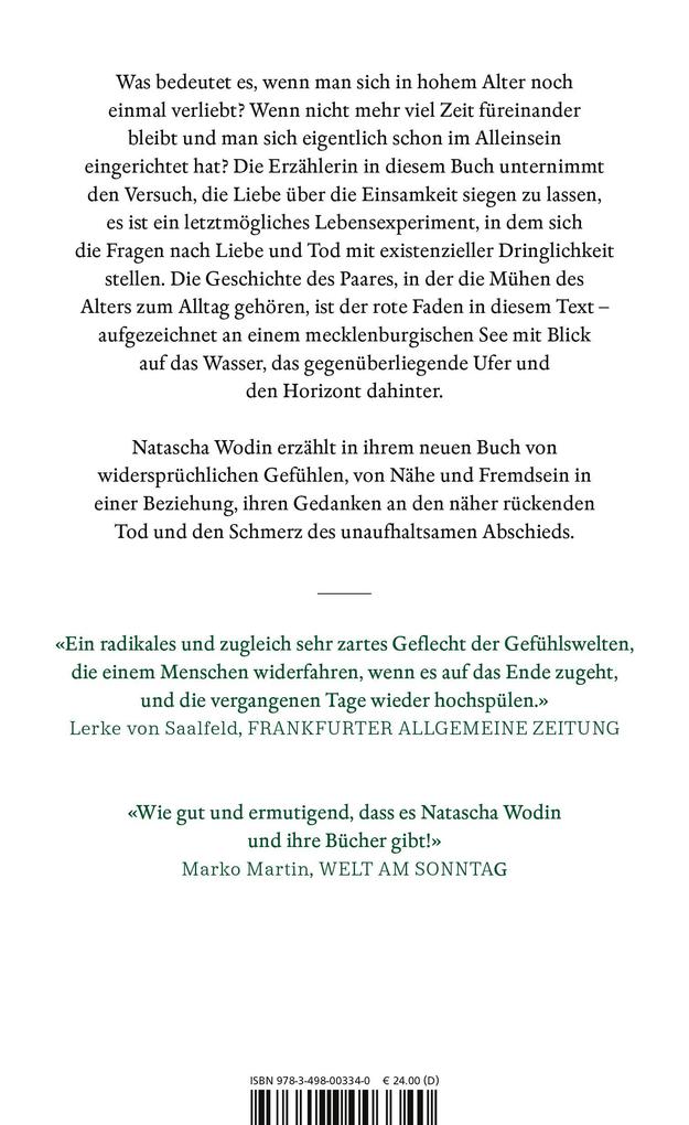 Weitere Ansicht: Die späten Tage | Natascha Wodin