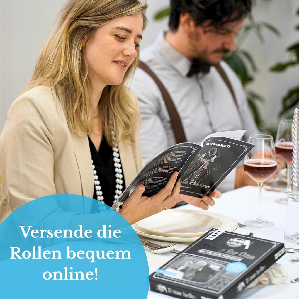 Weitere Ansicht: Krimi al dente - Dinner for One: Not the same procedure. Das offizielle Krimi-Erlebnis zum Kult-Sketch | Joel Müseler