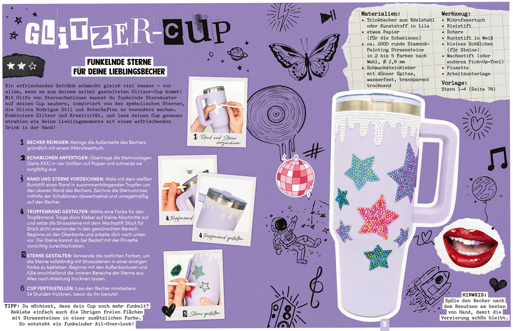 Weitere Ansicht: Das Olivia Rodrigo Kreativbuch | Beatrice Wagner