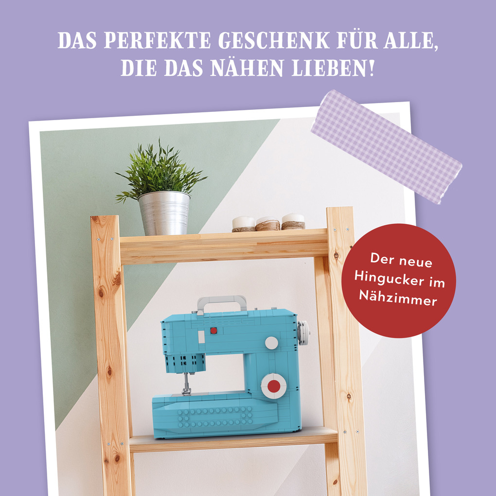 Weitere Ansicht: Nähmaschine aus Klemmbausteinen | Eine Tüte Buntes