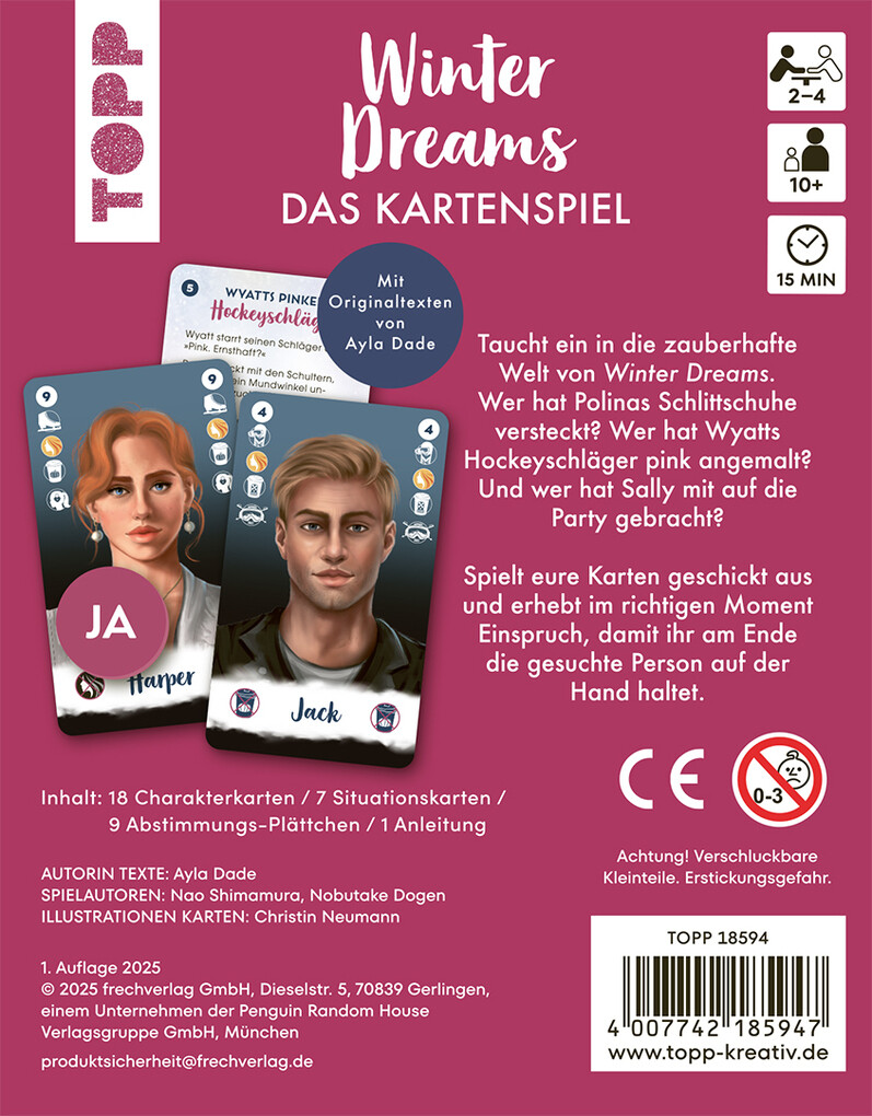 Weitere Ansicht: Winter Dreams - Das romantische Kartenspiel um die eine richtige Person | Ayla Dade, Nao Shimamura, Nobutake Dogen