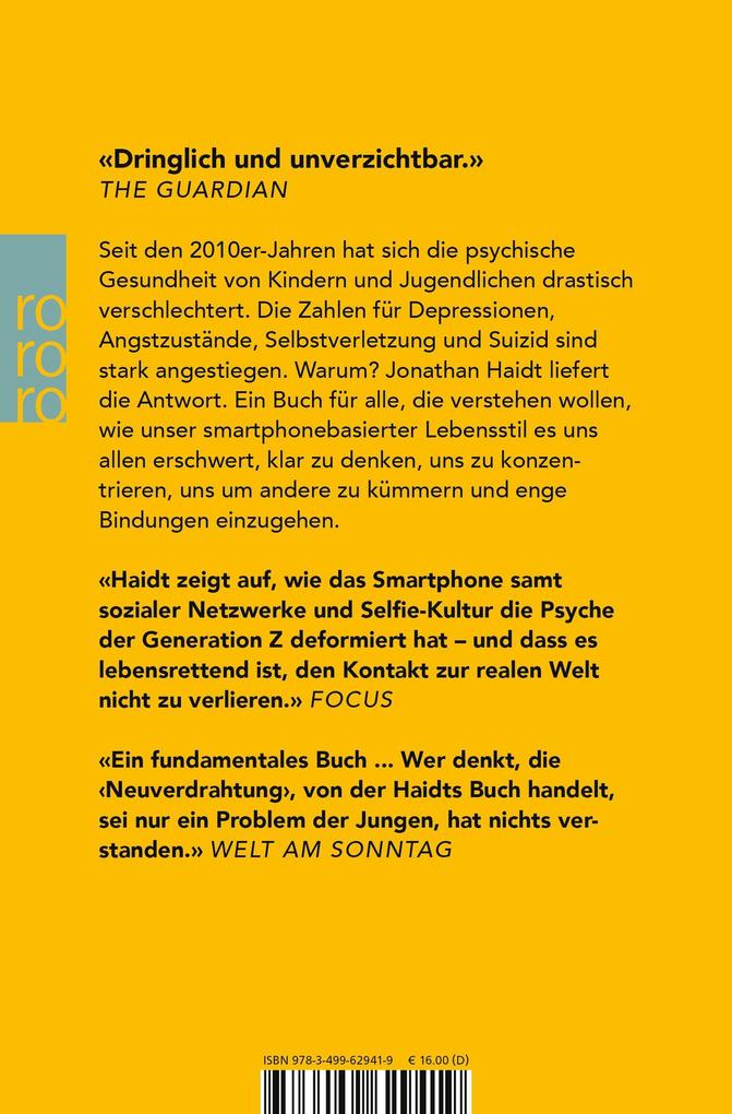 Weitere Ansicht: Generation Angst | Jonathan Haidt