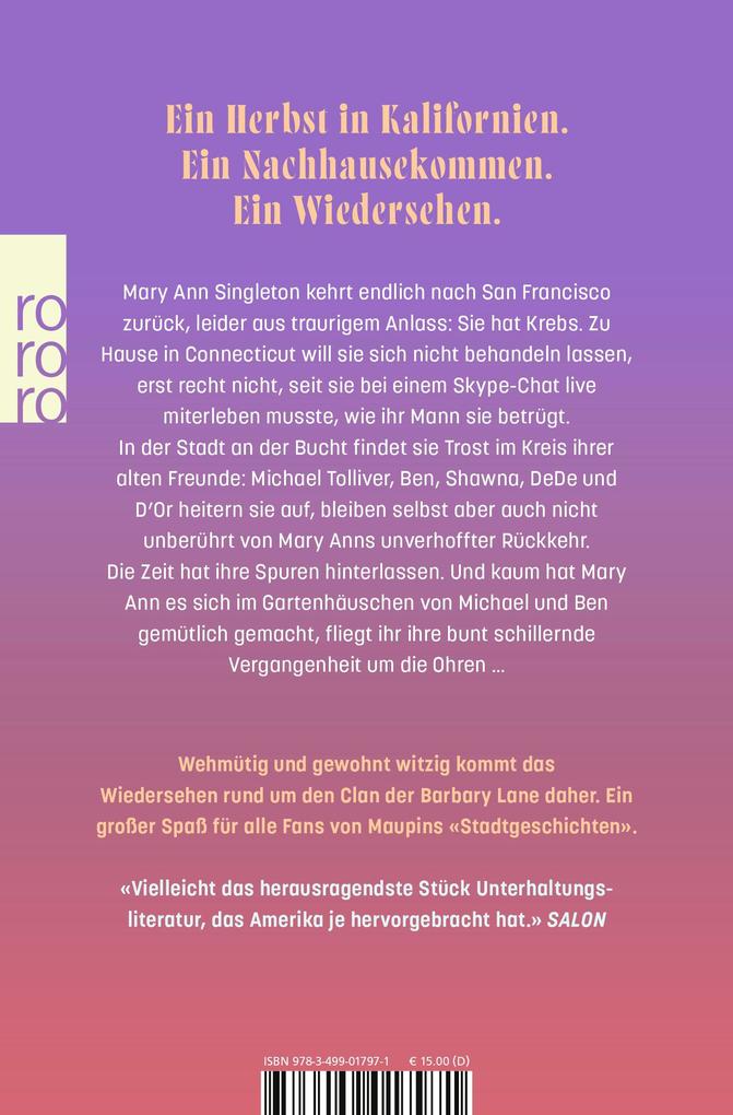 Weitere Ansicht: Mary Ann im Herbst | Armistead Maupin