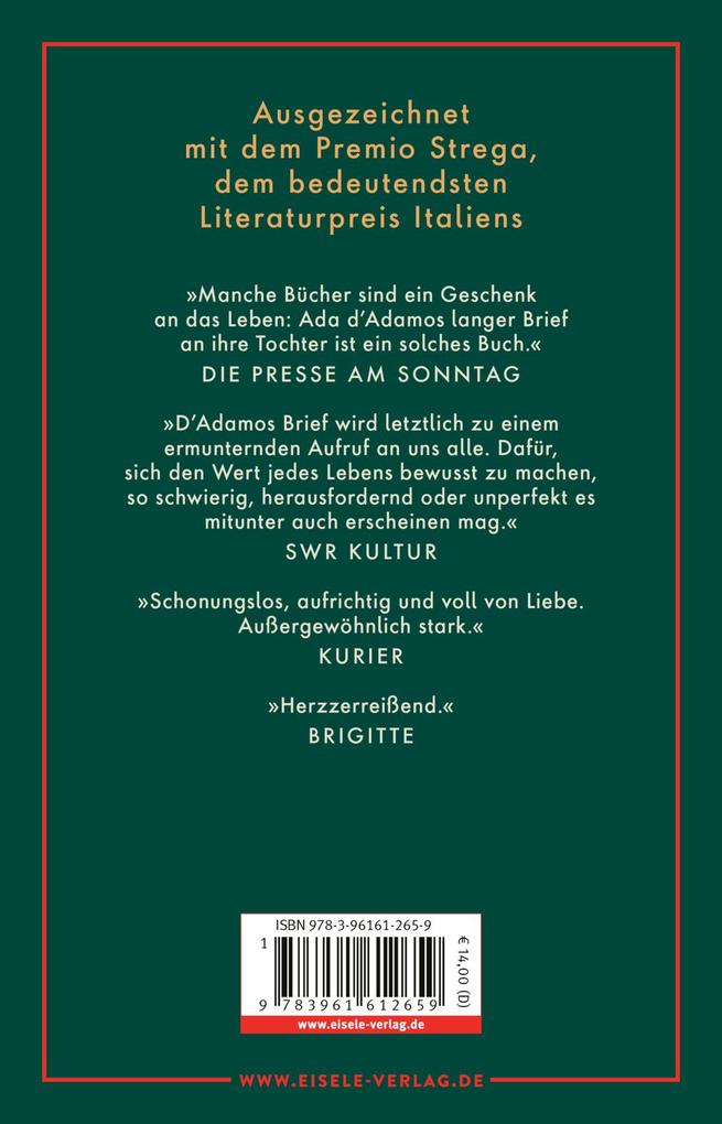 Weitere Ansicht: Brief an mein Kind | Ada D'Adamo