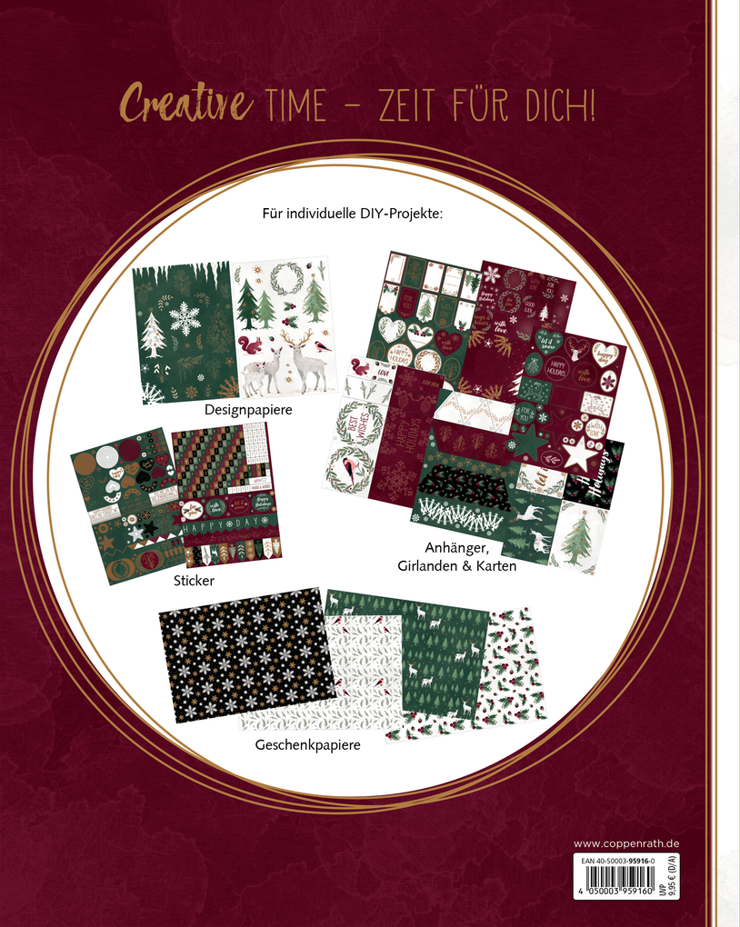 Weitere Ansicht: Designpapier-Kreativbuch Magic Winter