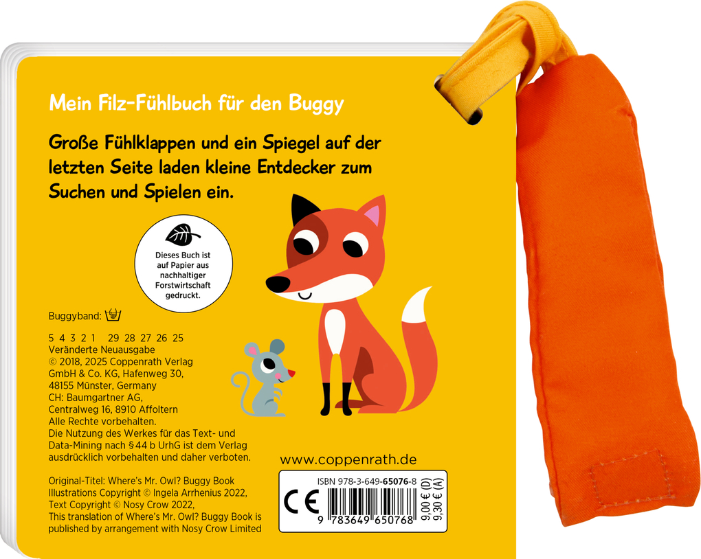 Weitere Ansicht: Mein Filz-Fühlbuch für den Buggy: Kuckuck, kleine Eule!