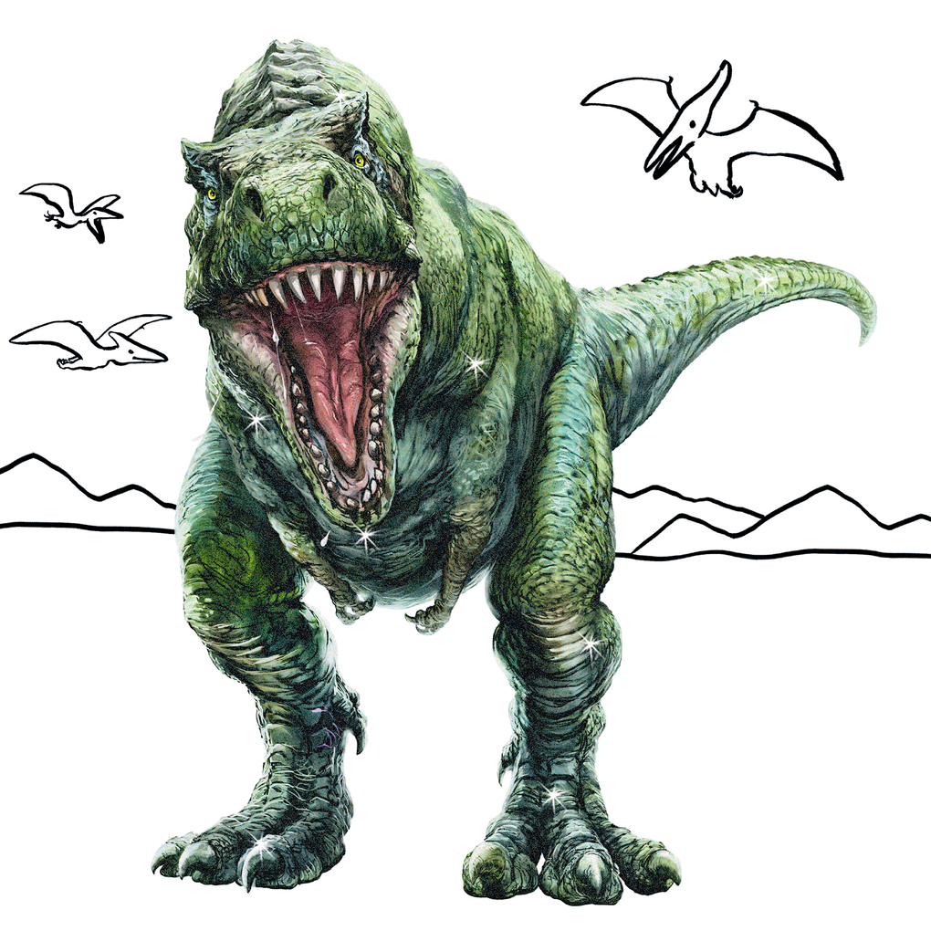 Weitere Ansicht: Glitzer-Malblock