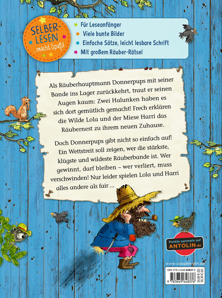 Weitere Ansicht: Der wilde Räuber Donnerpups (Leseanfänger, Bd. 2) | Walko