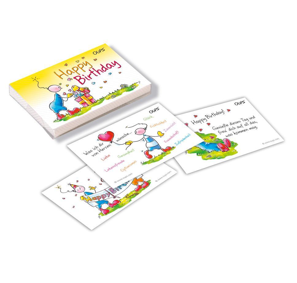 Weitere Ansicht: Oups Kärtchenbox - Happy Birthda | werteART Verlag GmbH
