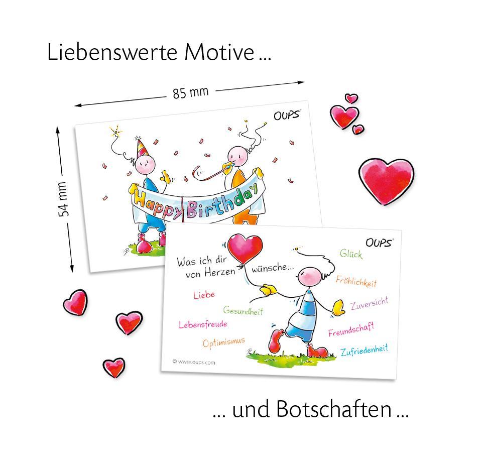 Weitere Ansicht: Oups Kärtchenbox - Happy Birthda | werteART Verlag GmbH