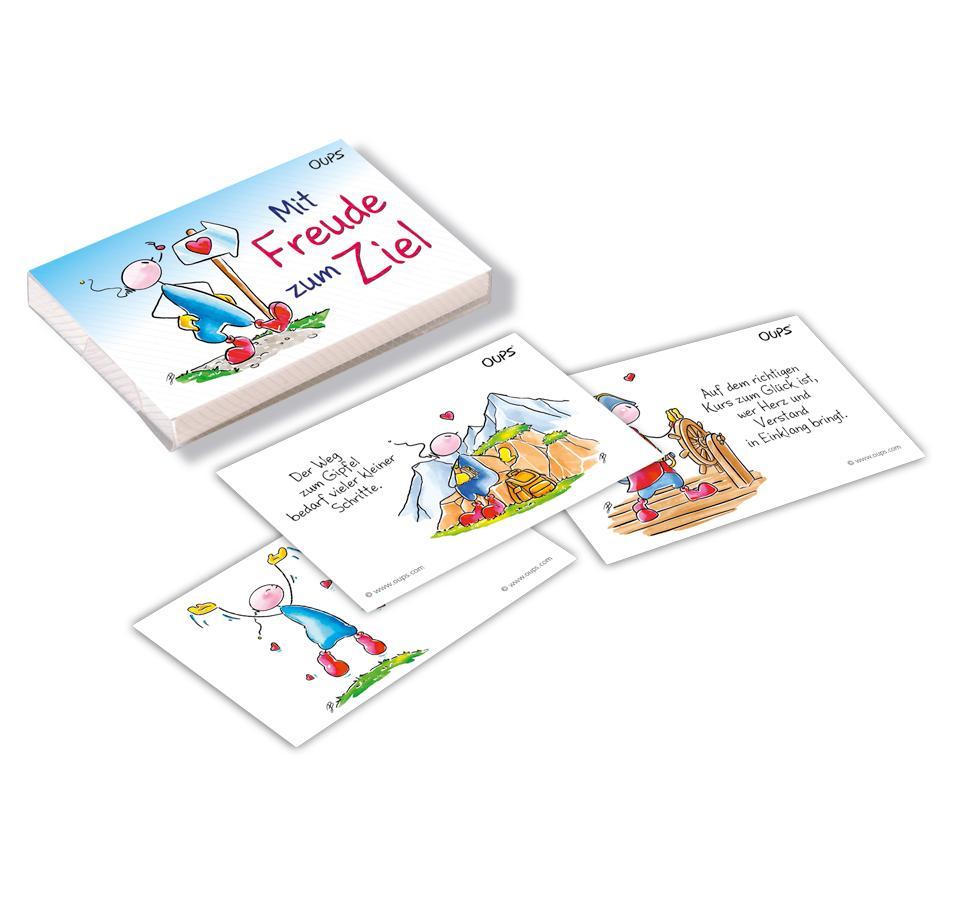 Weitere Ansicht: Oups Kärtchenbox - Mit Freude zum Ziel | werteART Verlag GmbH