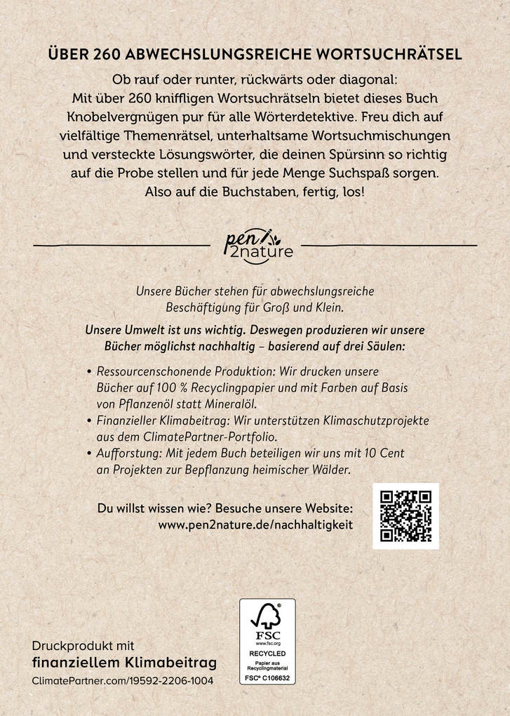 Weitere Ansicht: Wortsuchrätsel | Pen2nature