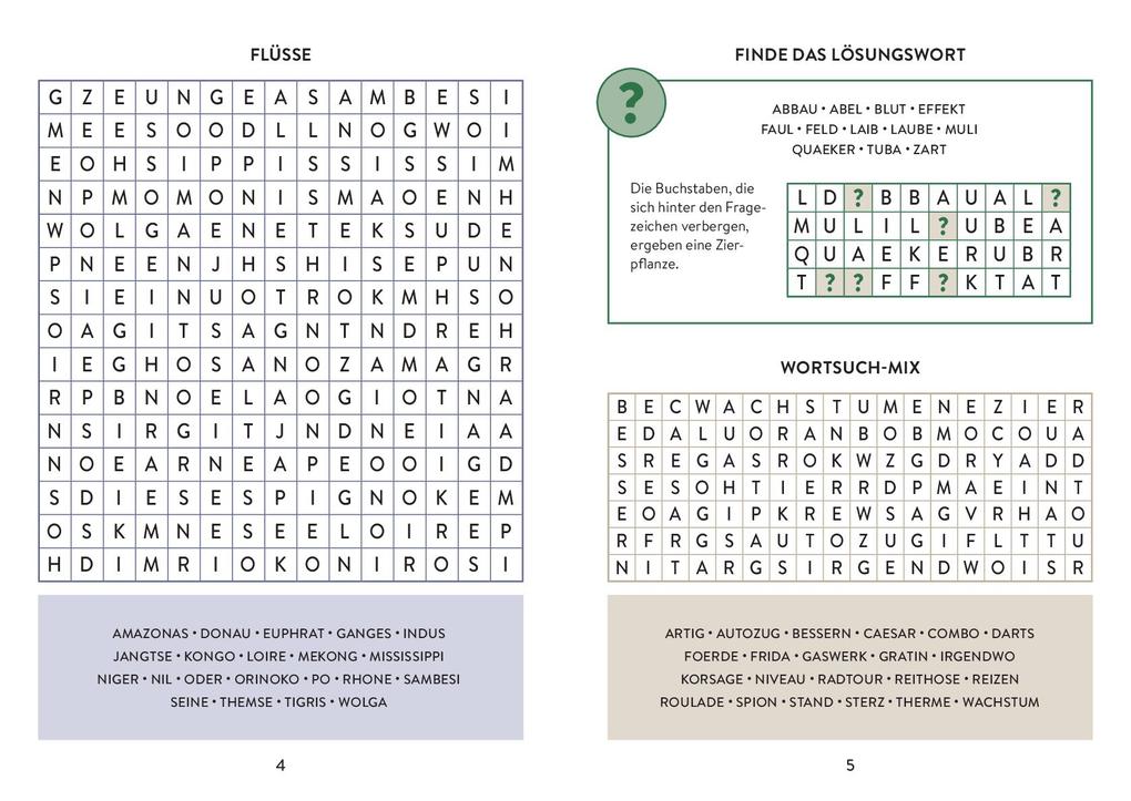 Weitere Ansicht: Wortsuchrätsel | Pen2nature