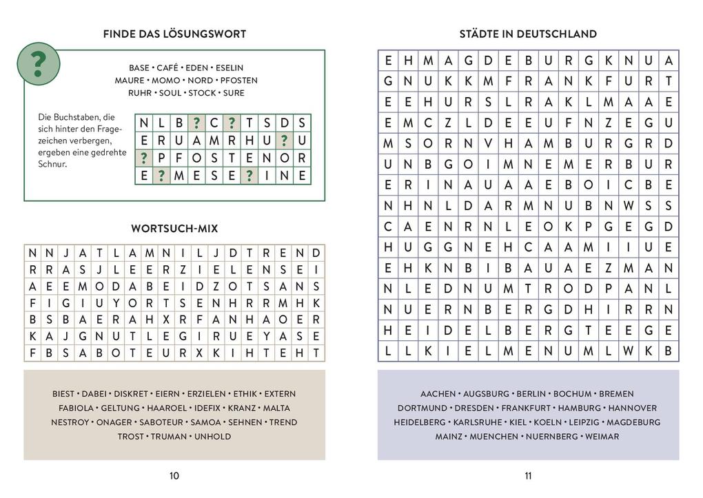 Weitere Ansicht: Wortsuchrätsel | Pen2nature