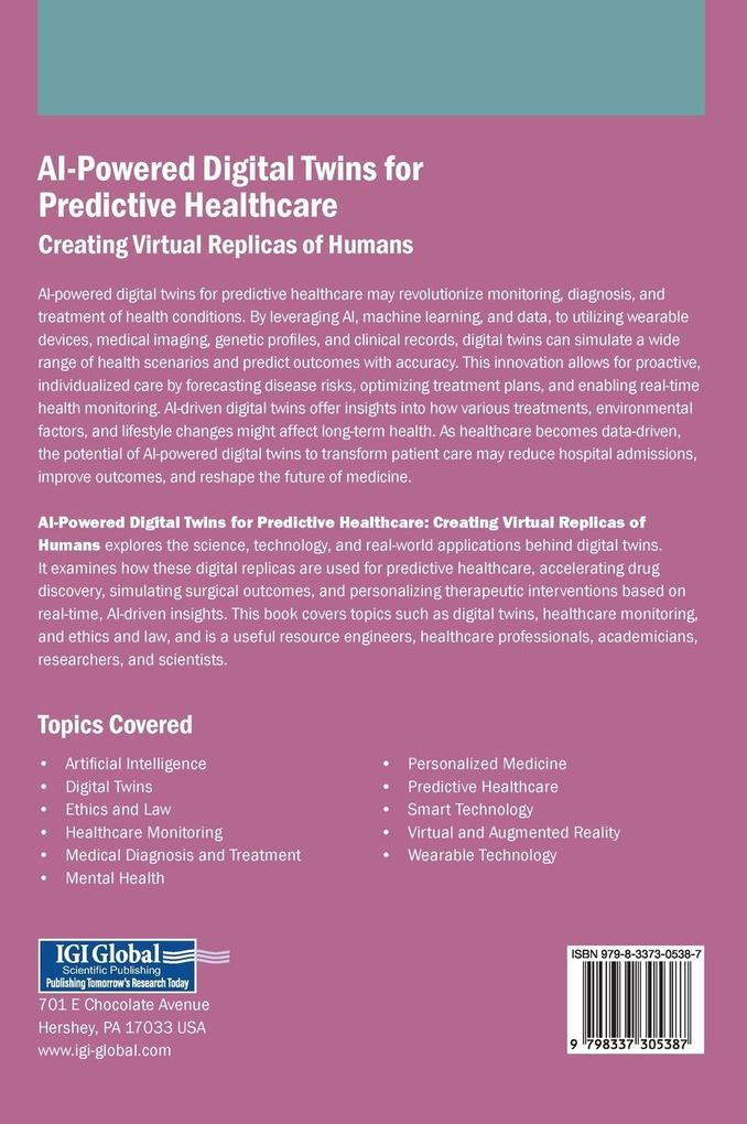 Weitere Ansicht: AI-Powered Digital Twins for Predictive Healthcare