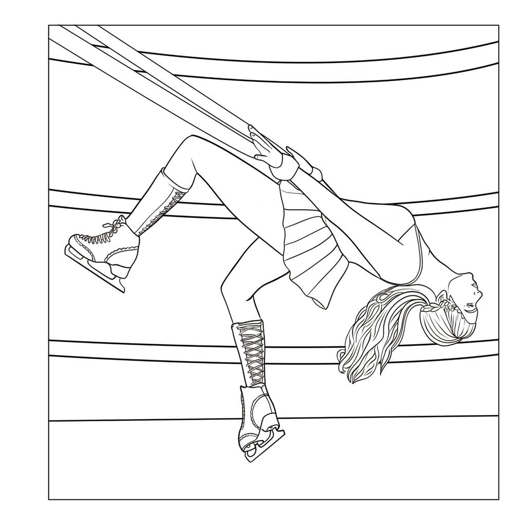 Weitere Ansicht: Akrobatik & Sport - Malbuch für Mädchen ab 8 Jahren mit 50 Ausmalbildern | Josef Mickey Müller