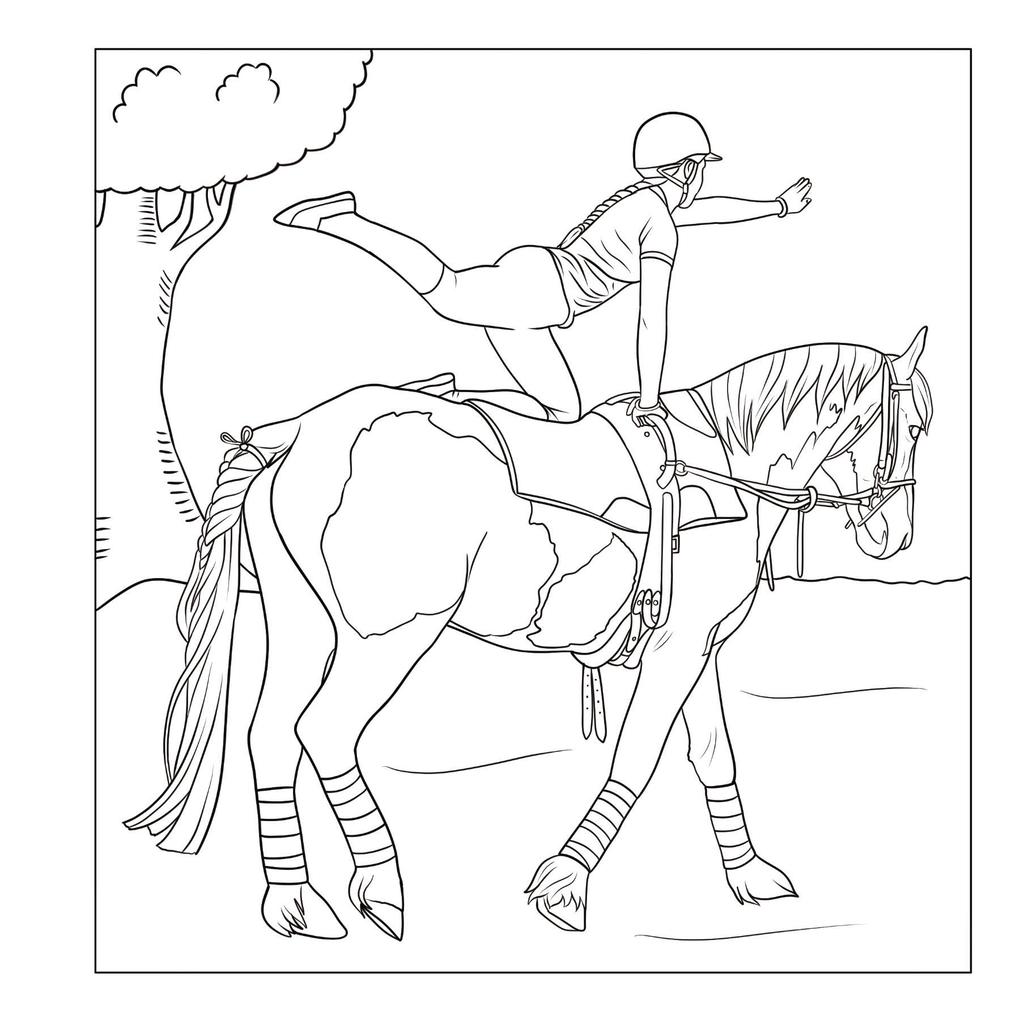 Weitere Ansicht: Akrobatik & Sport - Malbuch für Mädchen ab 8 Jahren mit 50 Ausmalbildern | Josef Mickey Müller