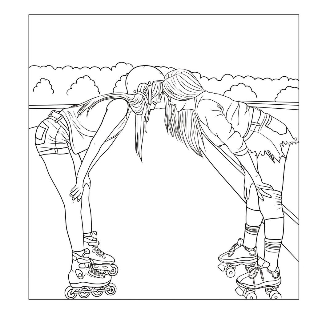 Weitere Ansicht: Akrobatik & Sport - Malbuch für Mädchen ab 8 Jahren mit 50 Ausmalbildern | Josef Mickey Müller