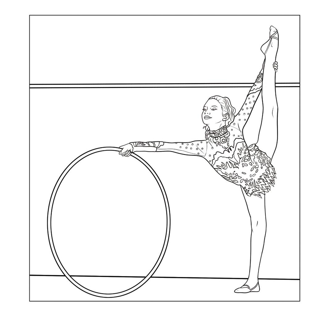 Weitere Ansicht: Akrobatik & Sport - Malbuch für Mädchen ab 8 Jahren mit 50 Ausmalbildern | Josef Mickey Müller