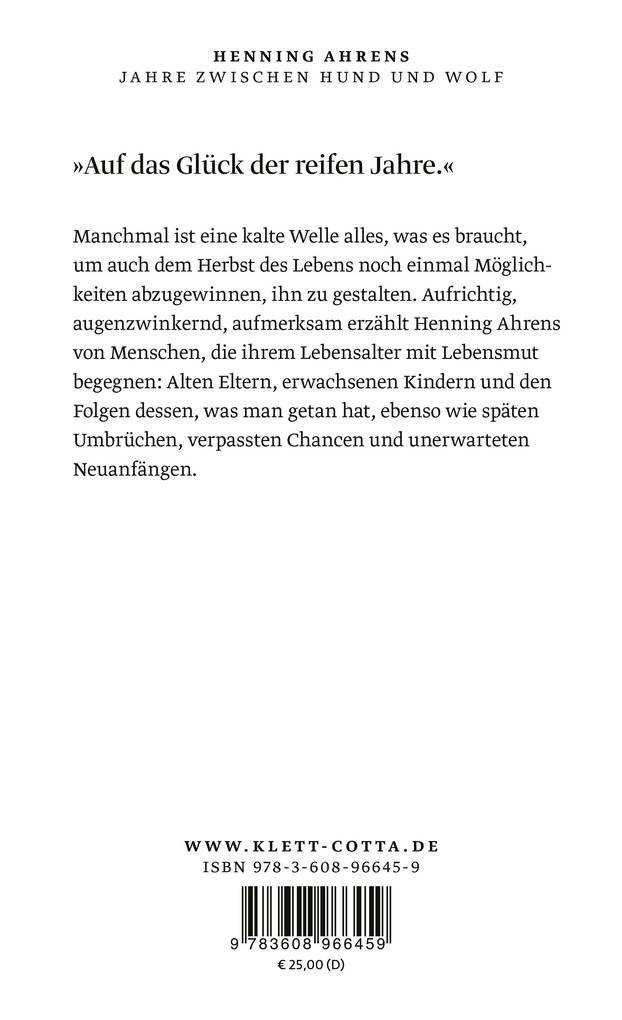 Weitere Ansicht: Jahre zwischen Hund und Wolf | Henning Ahrens