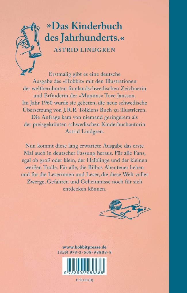 Weitere Ansicht: Der Hobbit - Illustriert von Tove Jansson | J.R.R. Tolkien, John R. R. Tolkien