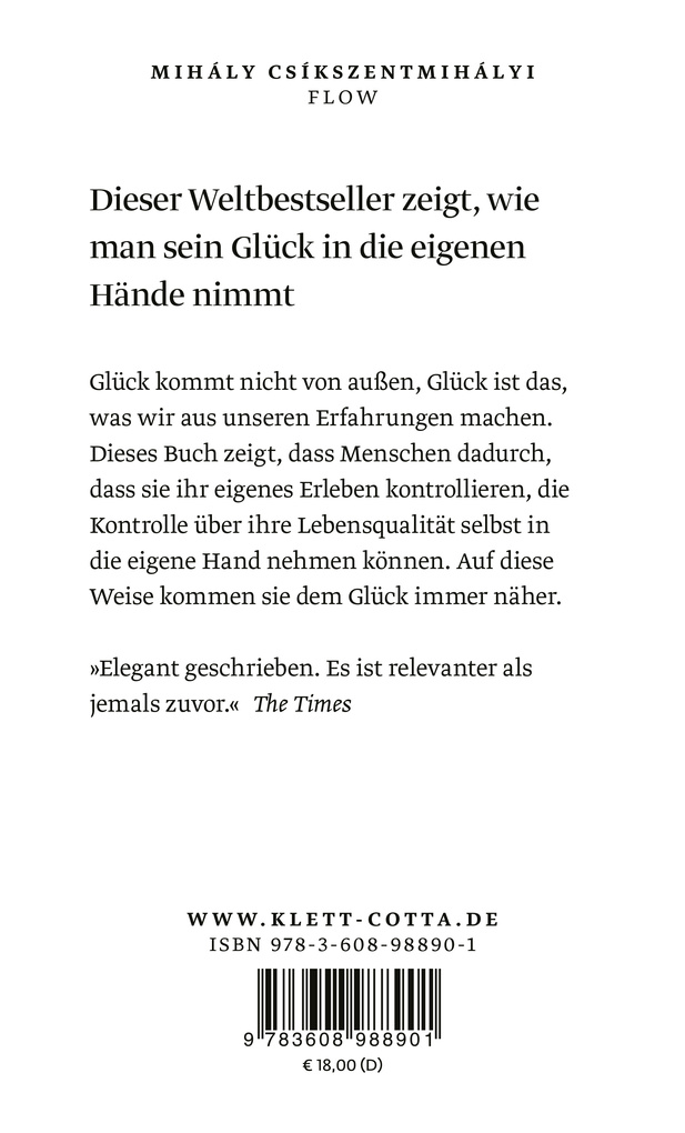 Weitere Ansicht: Flow. Das Geheimnis des Glücks | Mihály Csíkszentmihályi