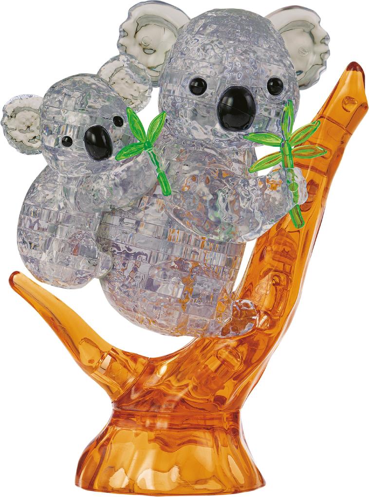 Weitere Ansicht: 3D Crystal Puzzle - Koalabärenpaar - 62 Teile