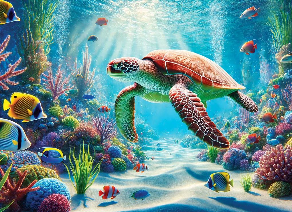 Weitere Ansicht: Holzpuzzle - Unterwasserwelt 150 Teile