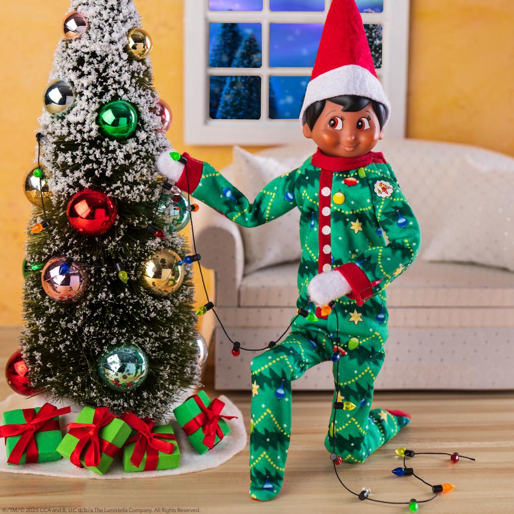Weitere Ansicht: The Elf on the Shelf® Claus Couture® Onesie Weihnachtslichter