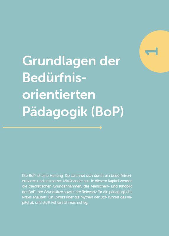 Weitere Ansicht: Bedürfnisorientierte Pädagogik (BoP) verstehen, einordnen, anwenden | Kathrin Hohmann, Lea Wedewardt