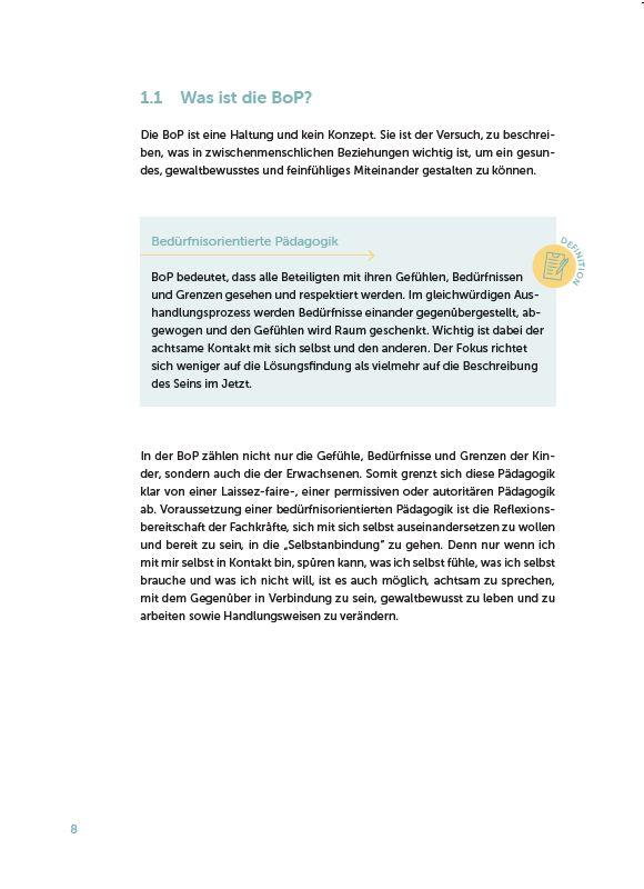 Weitere Ansicht: Bedürfnisorientierte Pädagogik (BoP) verstehen, einordnen, anwenden | Kathrin Hohmann, Lea Wedewardt