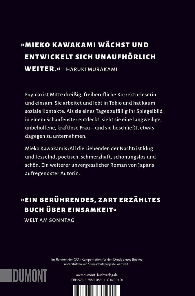 Weitere Ansicht: All die Liebenden der Nacht | Mieko Kawakami