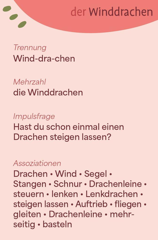 Weitere Ansicht: Wortschatzkärtchen: Herbst | Esther Zulauf