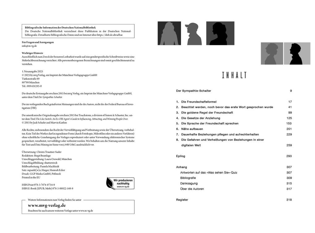 Weitere Ansicht: Das Geheimnis sympathischer Menschen | Jack Schafer