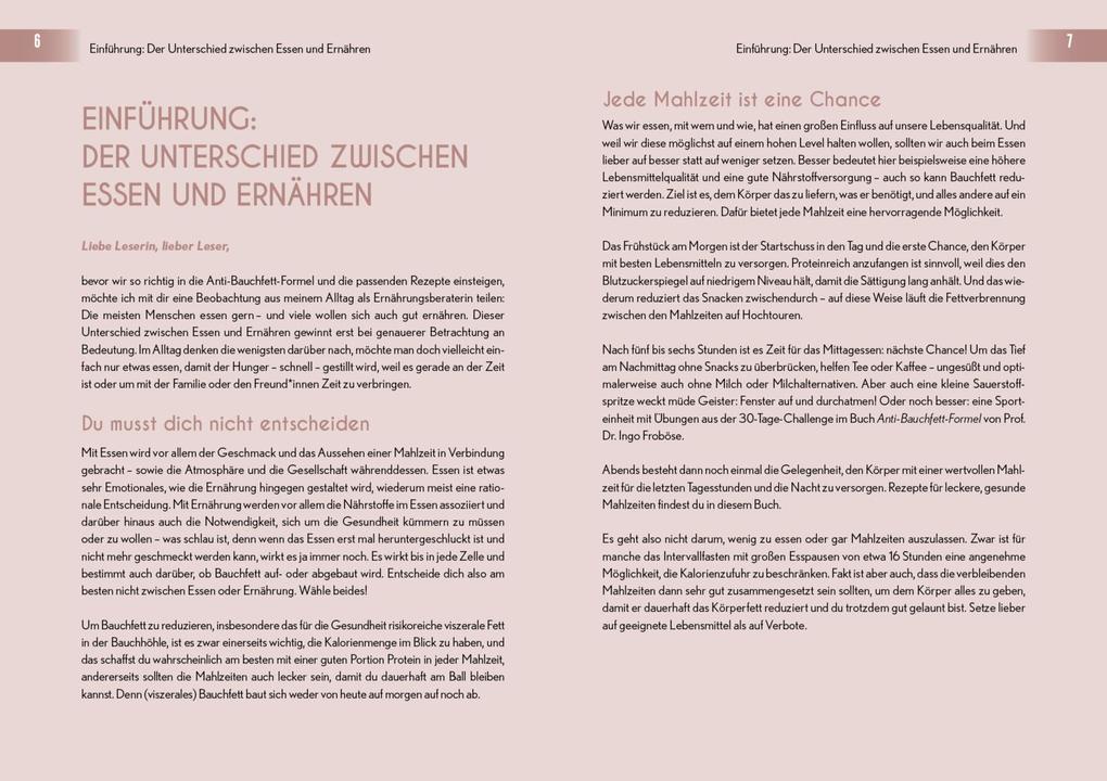 Weitere Ansicht: Anti-Bauchfett-Formel - Das Kochbuch | Ingo Froböse