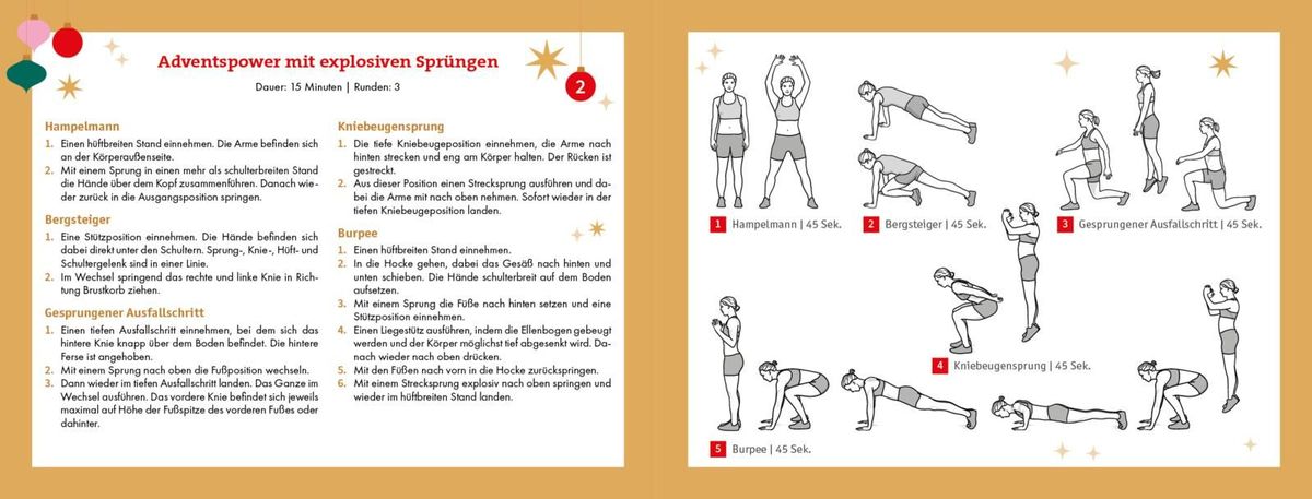 Weitere Ansicht: 24 Workouts für den Advent | Katharina Herdener