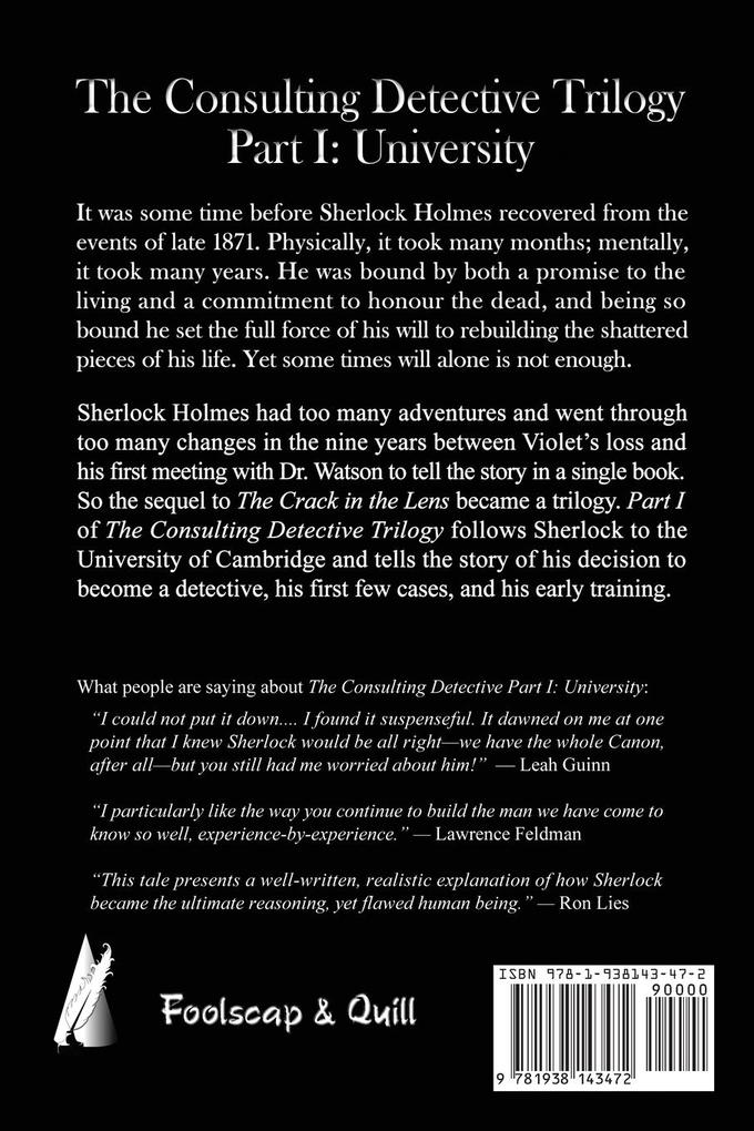 Weitere Ansicht: The Consulting Detective Trilogy Part I | Darlene A Cypser
