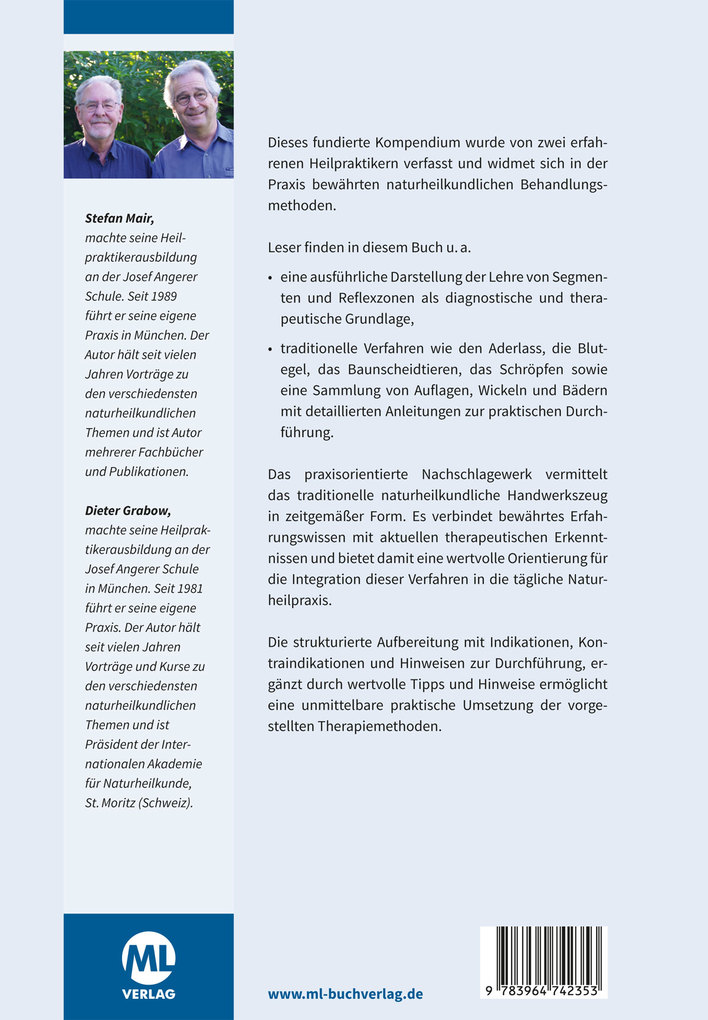 Weitere Ansicht: Traditionelle Therapieverfahren | Dieter Grabow, Stefan Mair