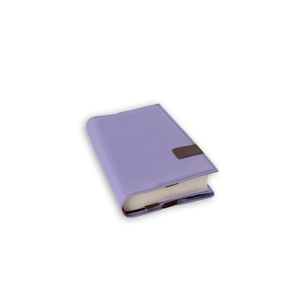 Weitere Ansicht: BookSKIN Buch Einband (Größenverstellbar) in Purpur mit Lesezeichen | SKIN von Barth & Bauer E. K.